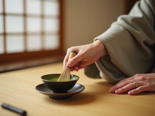 伝統的な茶道の風景