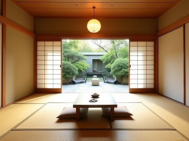 豪華な和室の内装