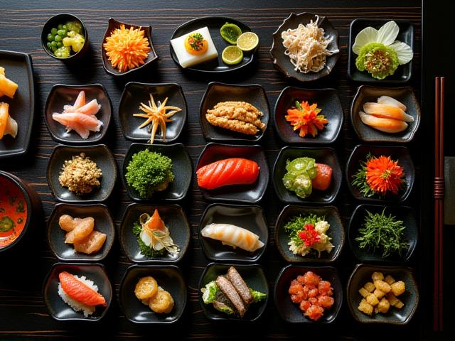 彩り豊かな懐石料理