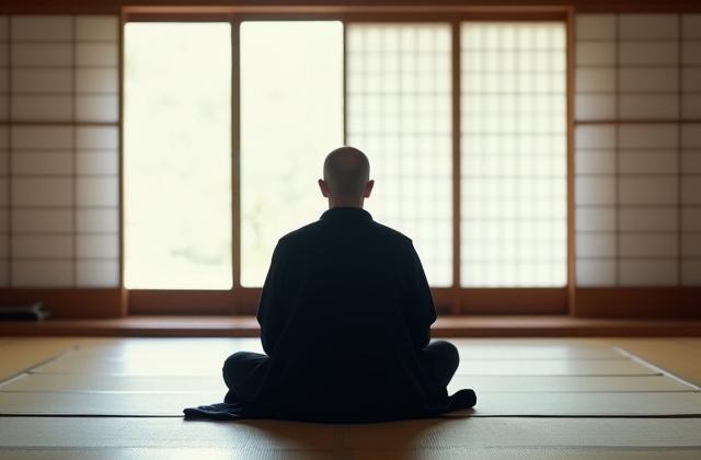 僧侶との禅瞑想セッション